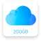 苹果iCloud教育版200GB云盘